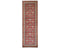 12 Feet Red Kazak Afghan Hand Knotted Wool Runner Rug